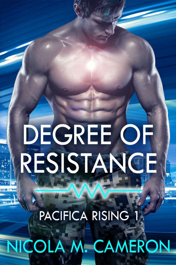 Variant cover art for the SF romance novel Degree of Resistance by Nicola M. Cameron
