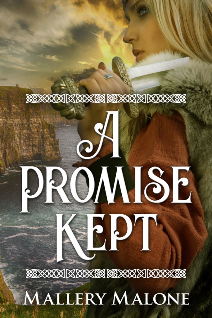 Cover art for the historical romance A Promise Kept by Mallery Malone