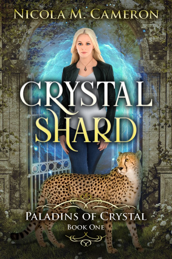 Cover art for the paranormal reverse harem romance novel Crystal Shard by Nicola M. Cameron