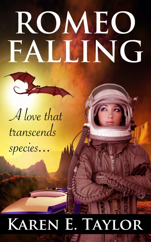Cover art for the SF romance novella Romeo Falling by Karen E. Taylor